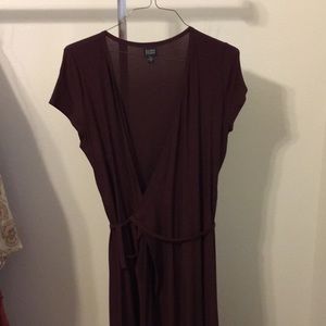 Eileen Fisher Wrap Dress Pretty PLUM purple! M